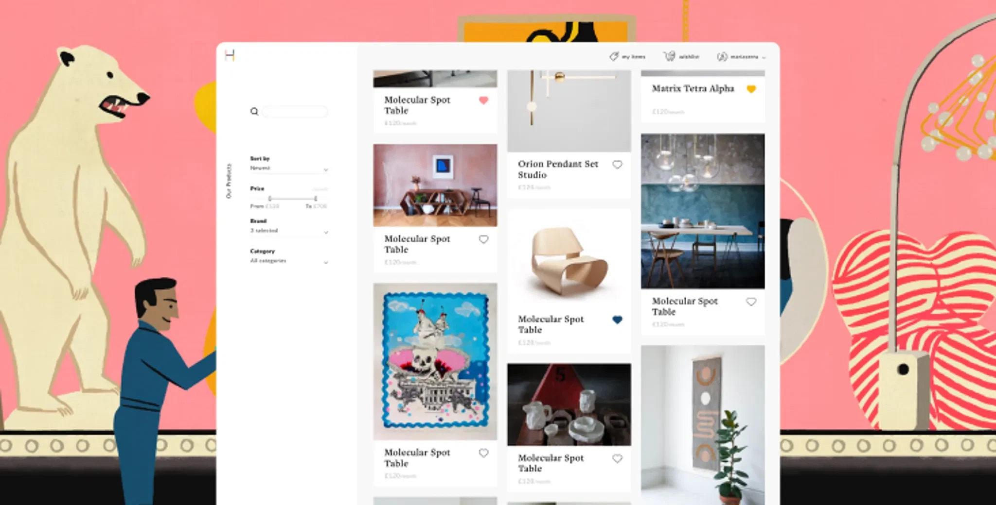 Furniture website project